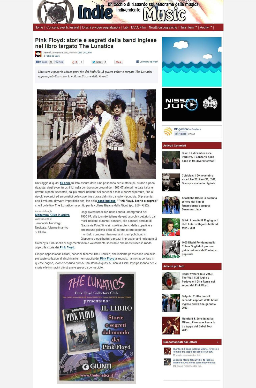 Indie Music - 2 nov. 2012