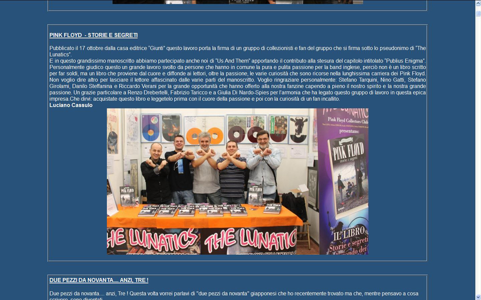 Us and Them news - ott. 2012