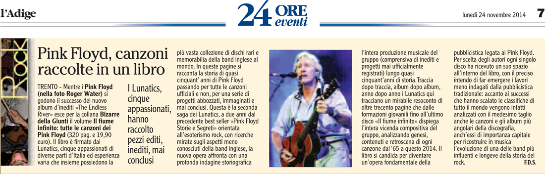 L'Adige 24 nov 2014