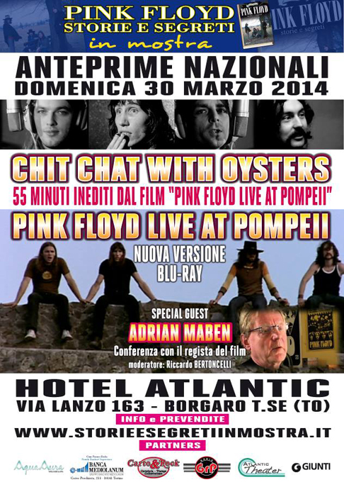 The Lunatics Event - Pink Floyd Storie e segreti in mostra * con ADRIAN MABEN * BORGARO T.SE 30 mar. 2014