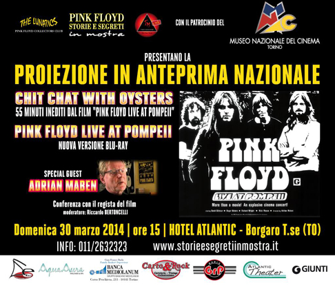 The Lunatics Expo - Pink Floyd Storie e segreti in mostra * con ADRIAN MABEN * BORGARO T.SE 30 mar. 2014