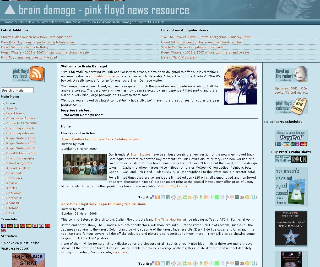 The Lunatics Expo - TORINO 2009 - Brain Damage site review