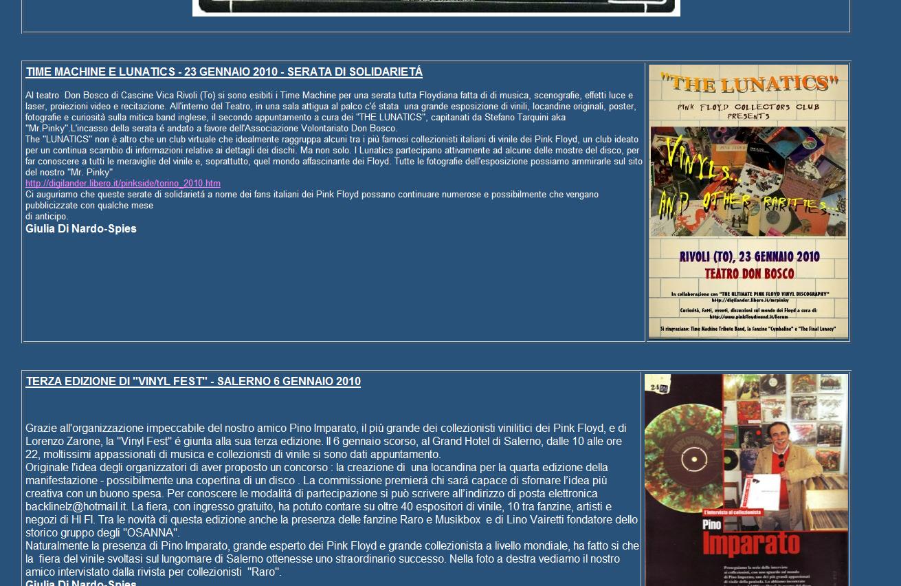The Lunatics Expo - TORINO 2010 - Us and Them site review