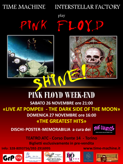 The Lunatics Expo - Pink Floyd Week-End TORINO nov. 2011