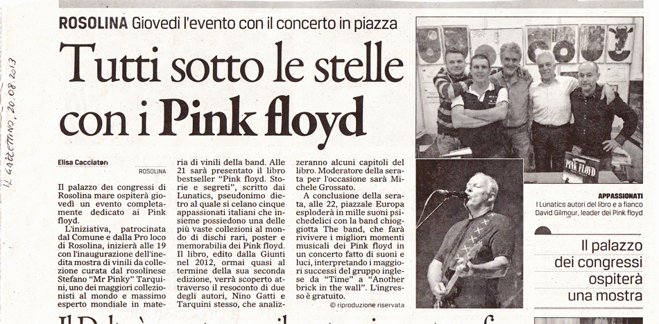 The Lunatics Expo - ROSOLINA MARE 2013 - Il Gazzettino di Rovigo 20-08 review