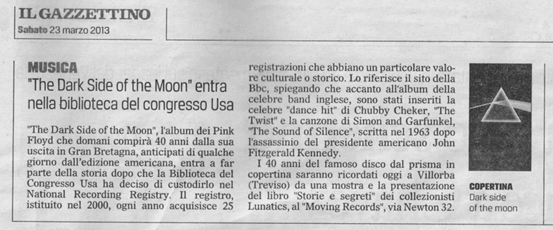 The Lunatics Expo - VILLORBA 2013 - Il Gazzettino di Treviso 23-03 (1) review