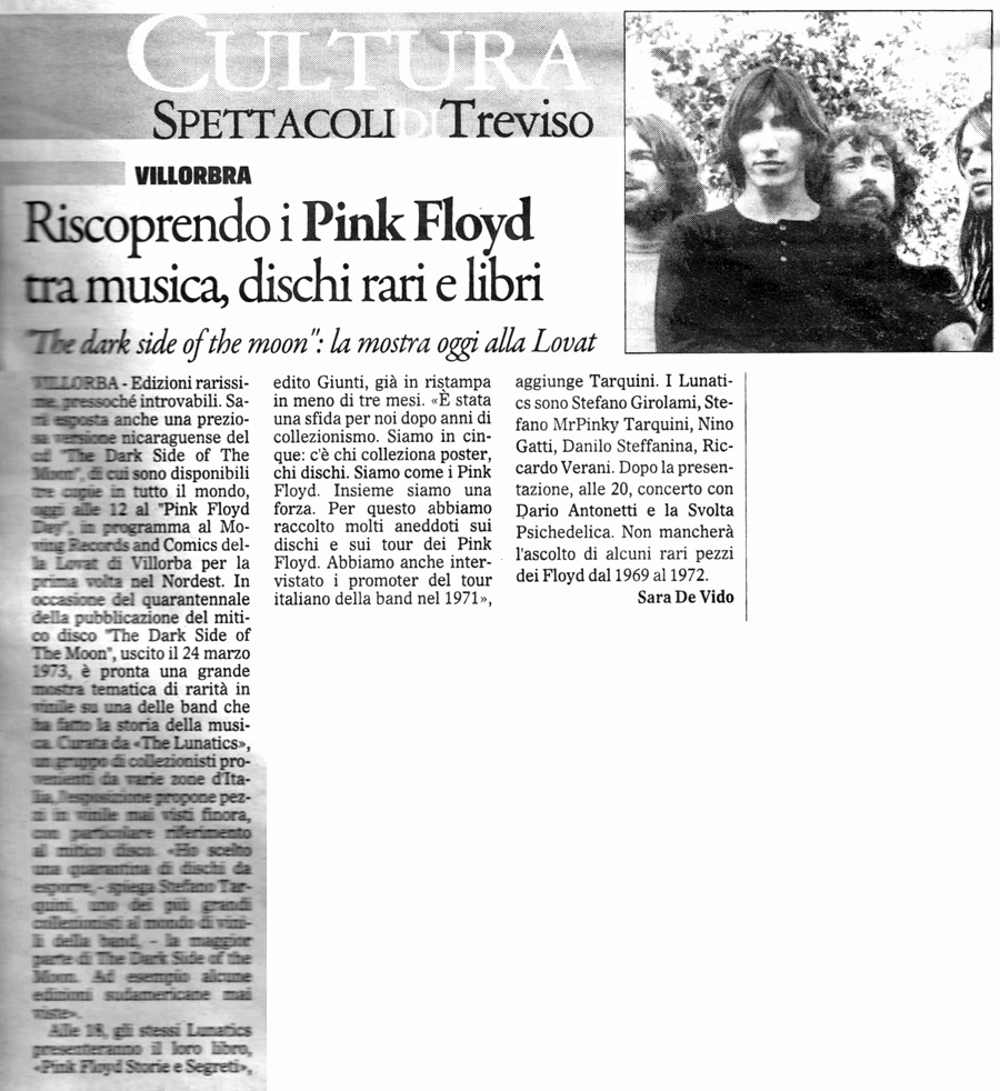 The Lunatics Expo - VILLORBA 2013 - Il Gazzettino di Treviso 23-03 (2) review