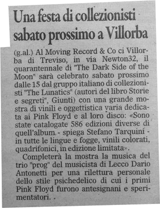The Lunatics Expo - VILLORBA 2013 - Il Gazzettino di Venezia 17-03 (2) review