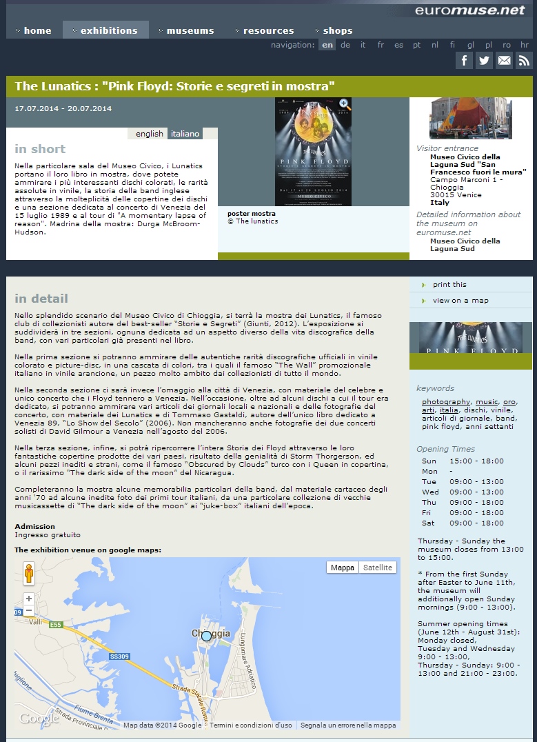 The Lunatics exhibitions - CHIOGGIA 2014 - Euromuse (web)