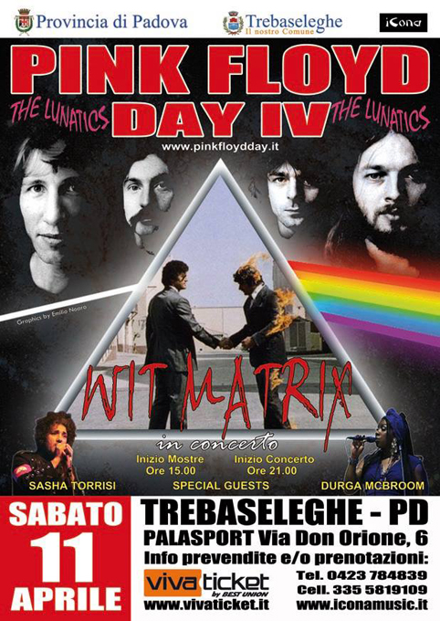 The Lunatics Expo - Pink Floyd Day IV - TREBASELEGHE 11 Apr. 2015