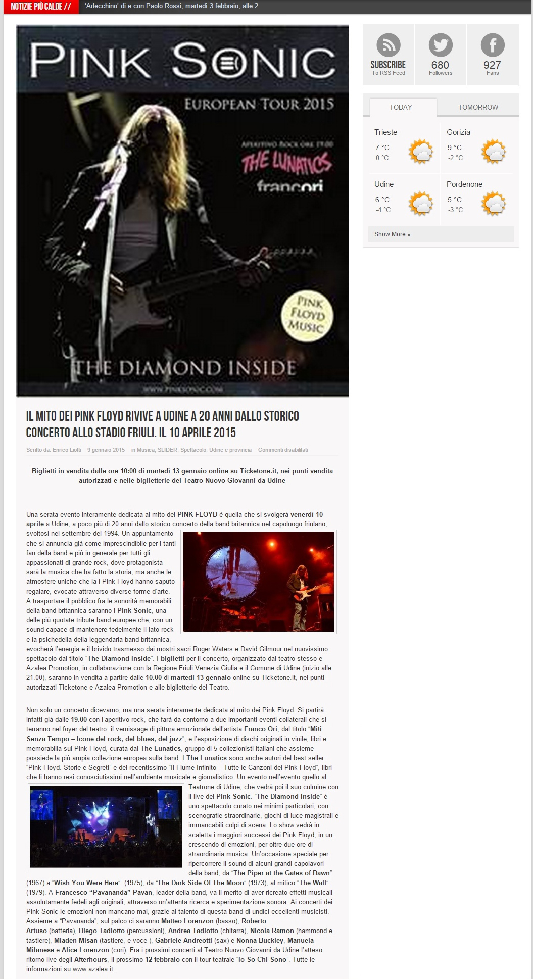 The Lunatics exhibitions - UDINE 2015 - Il Discorso (web)