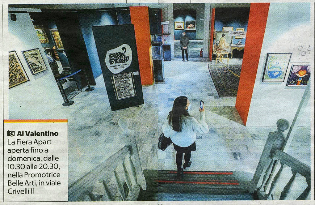 The Lunatics exhibitions - TORINO 2021 - la Repubblica (4 nov.)