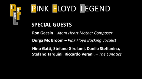 TALKING ABOUT. PINK FLOYD LEGEND live * The Lunatics * credits *
