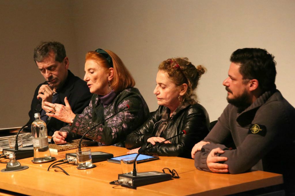 da sin. Francesco Tedeschi, Nicoletta Pallini Clemente, Ester Coen, Stefano Girolami